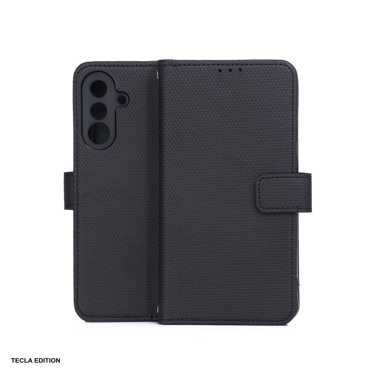 Huse si protectii pentru Samsung Galaxy A56 5G - Husa Smart Triangle pentru Samsung Galaxy A36 5G, Galaxy A56 5G, tip carte, Negru