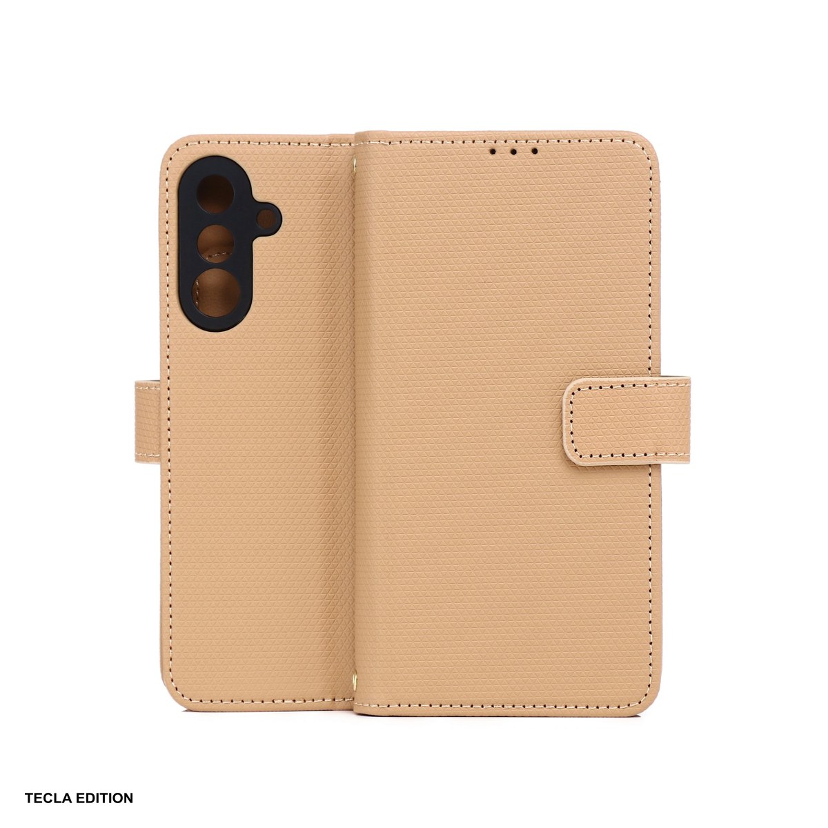 Huse si protectii pentru Samsung Galaxy A56 5G - Husa Smart Triangle pentru Samsung Galaxy A36 5G, Galaxy A56 5G, tip carte, Maro