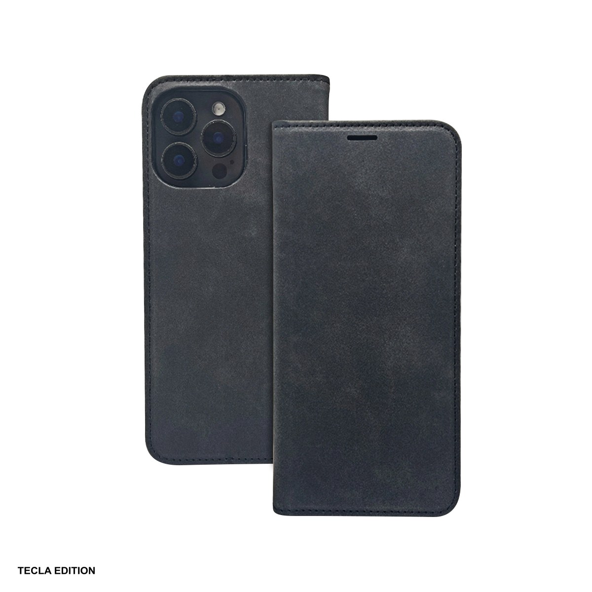 Huse si protectii pentru Samsung Galaxy A57 5G - Husa Smart Suede pentru Samsung Galaxy A57 5G, tip carte cu inchidere magnetica, Negru