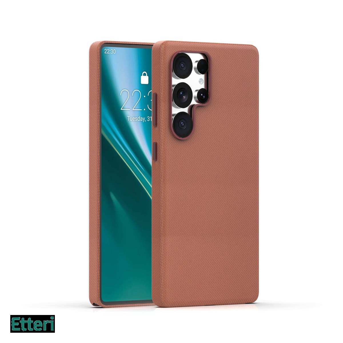Huse si protectii pentru Samsung Galaxy S25 Ultra - Husa Etteri Elegant Mag pentru Samsung Galaxy S25 Ultra, Carcasa magnetica, Maro