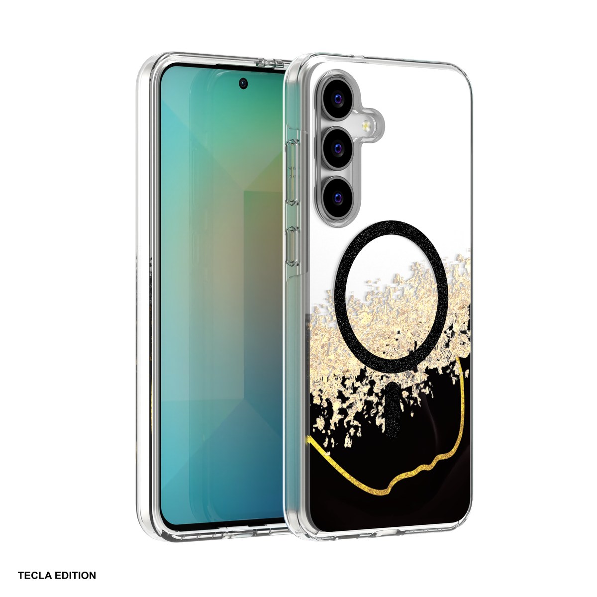 Huse si protectii pentru Samsung Galaxy S25 FE - Husa Epoxy Mag pentru Samsung Galaxy S25 FE, Carcasa magnetica, Negru