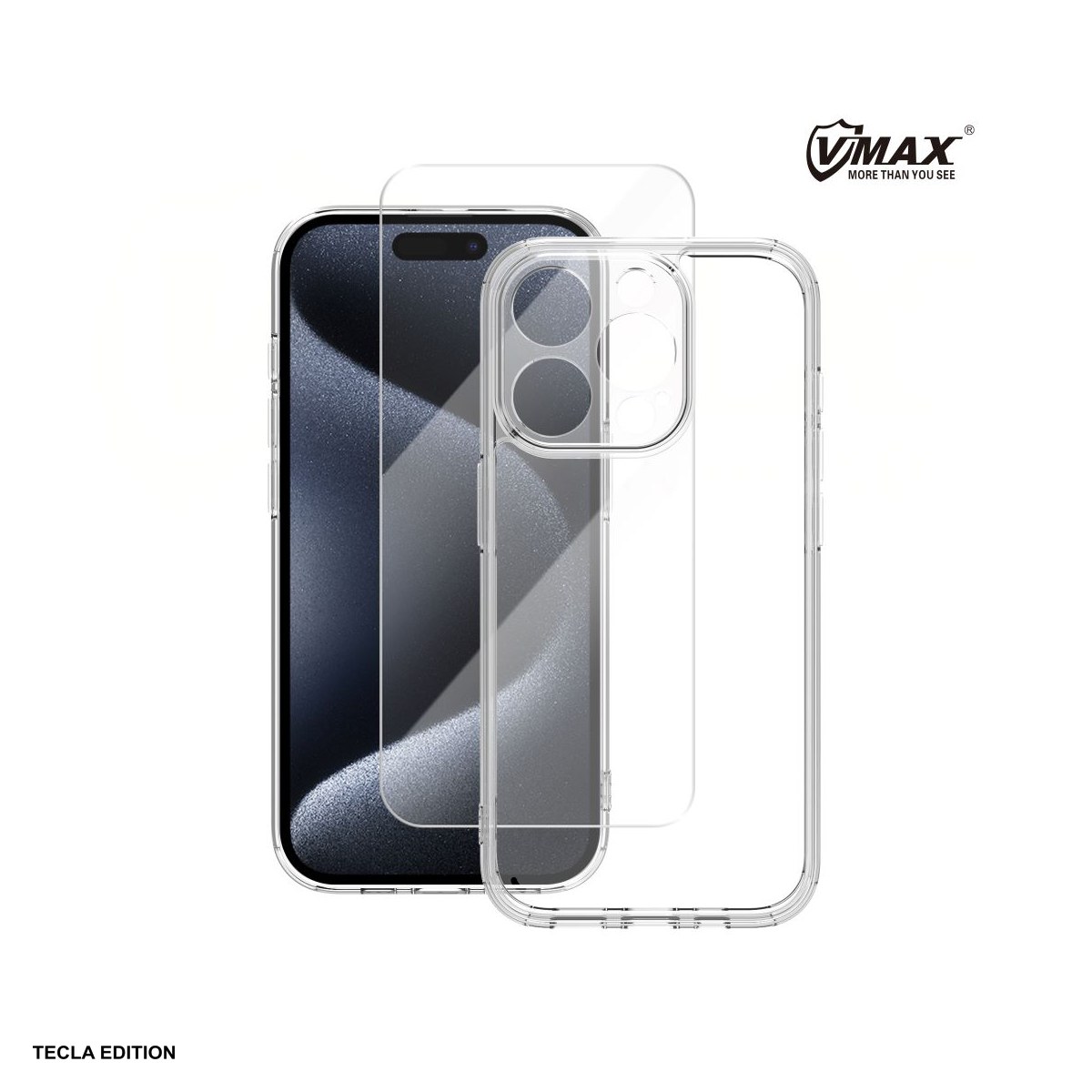 Huse si protectii smartphone - Husa Vmax + glass 2,5d premium pentru Samsung Galaxy A34, Carcasa, Transparent