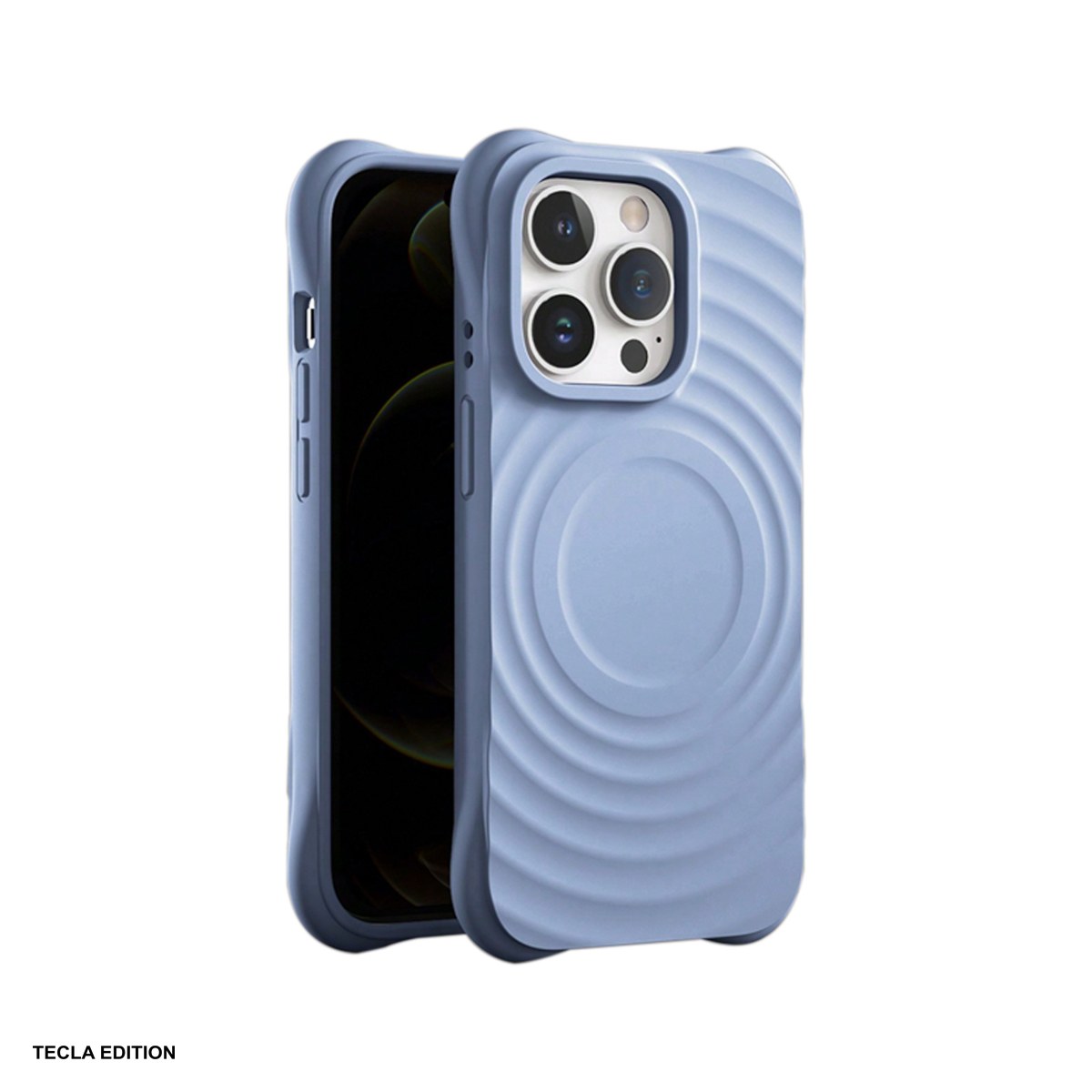 Huse si protectii smartphone - Husa Circle Mag pentru Apple iPhone 14 Pro, Carcasa magnetica, Albastru